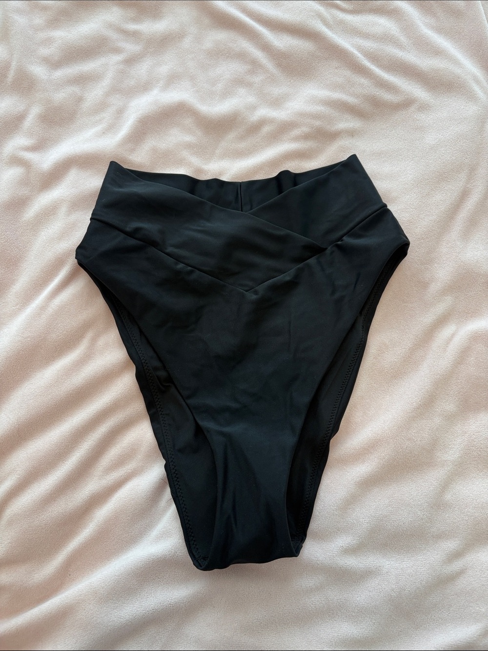 BNWT aerie Black High-Waist Bikini Bottoms
